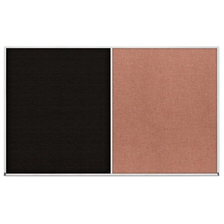 United Visual Products Enclosed Corkboard, 1 Door, 24"x36", 4" Fra UV3401-GOLD-SURF